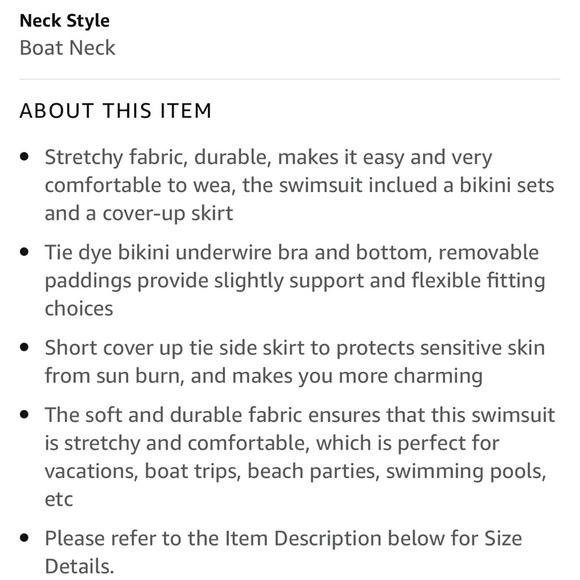 Three piece bathing suit set from Shein - Picture 6 of 6